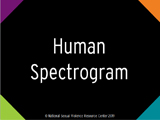 human spectrogram