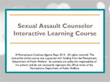 History and Philosophy - Sexual Assault Counselor Training